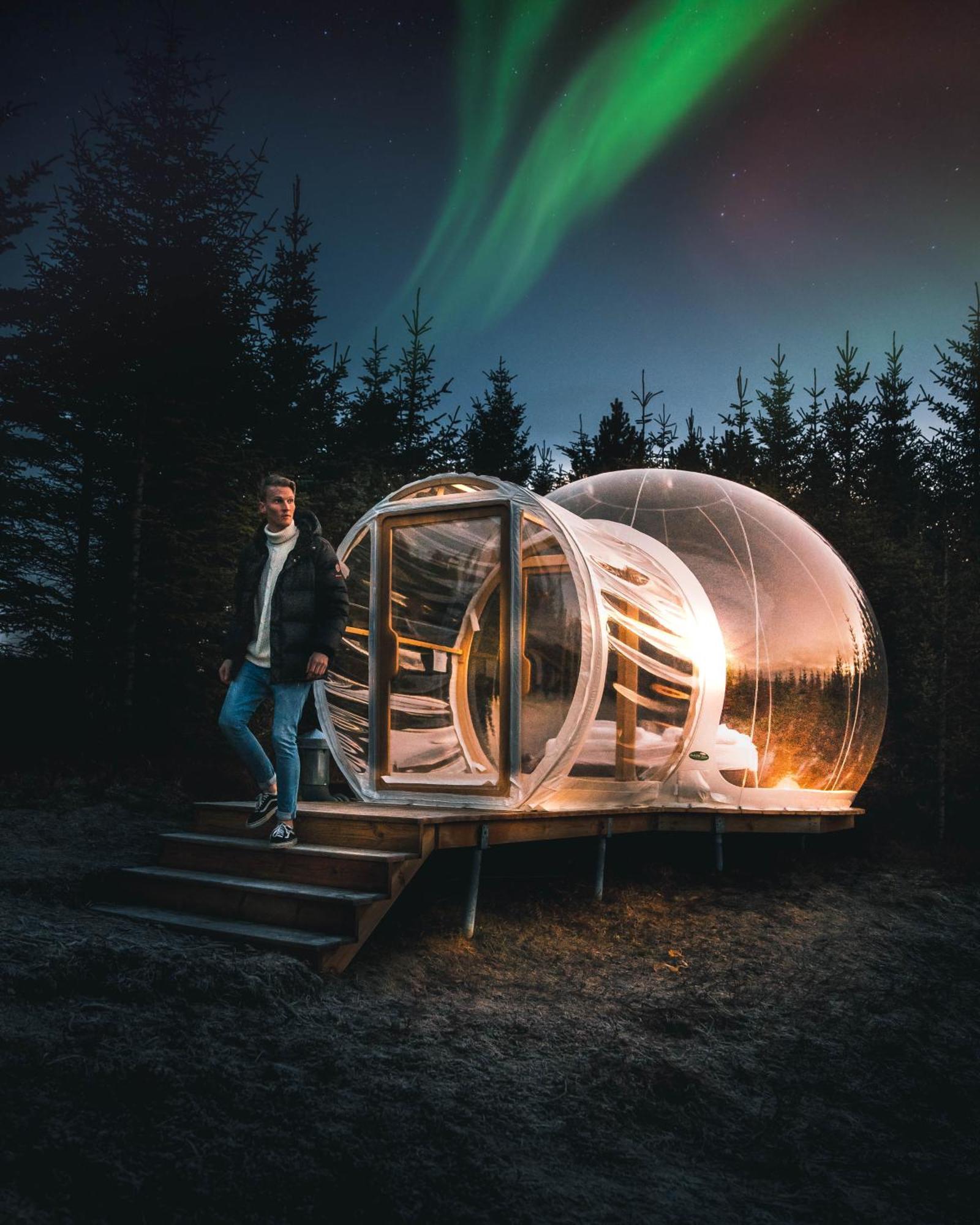 Buubble Hotel - Hrosshagi Selfoss Exterior photo